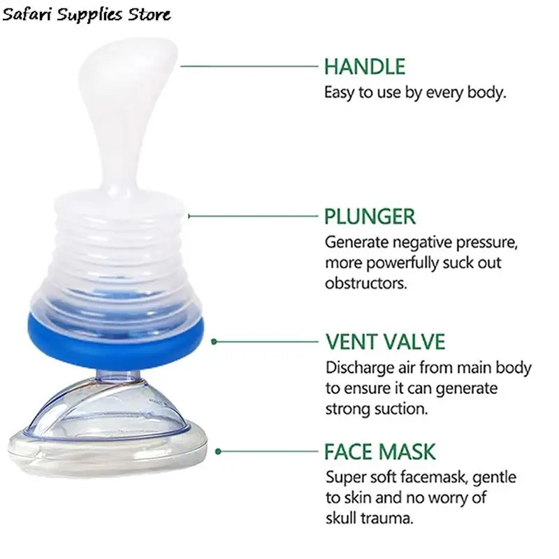 

Choking Rescue Device Home CPR First Aid KitFirsfor Adult And Children,Portable Asphyxia Rescue Device, First Aid Choking Device