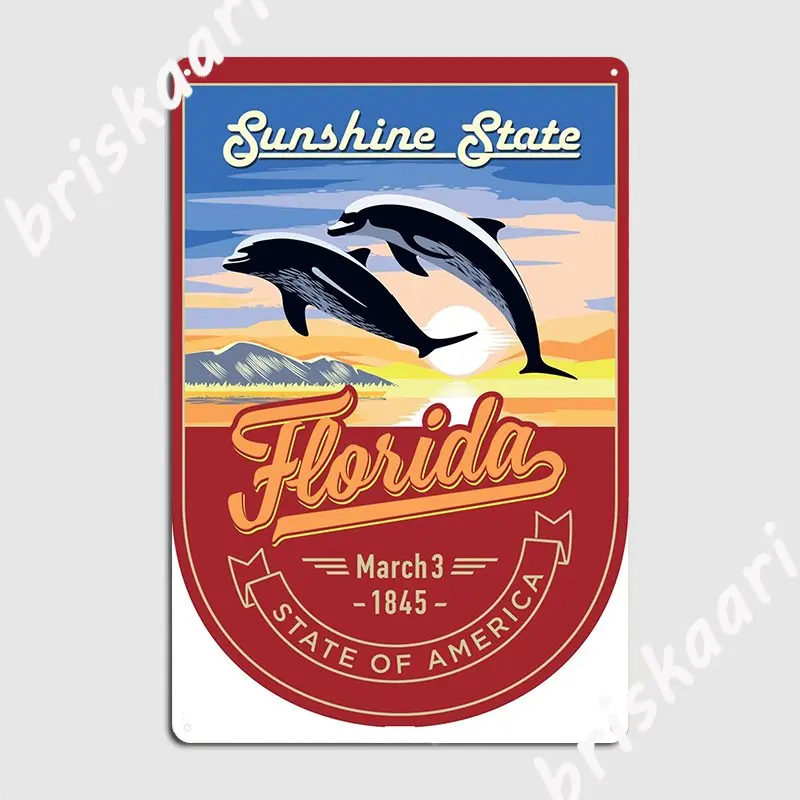 Флорида США американский государственный путешествия сувенирный штамп значок