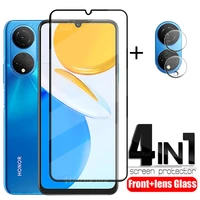 4 in 1 for huawei honor x7 glass for honor x7 tempered glass 9h hd full protective screen protector for honor x 7 x7 lens glass