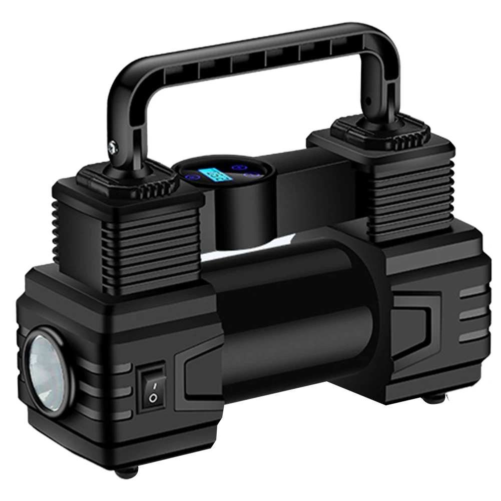 

Миниатюрный Портативный Воздушный Компрессор 12В 150PSI С Двумя Цилиндрами И LED-подсветкой