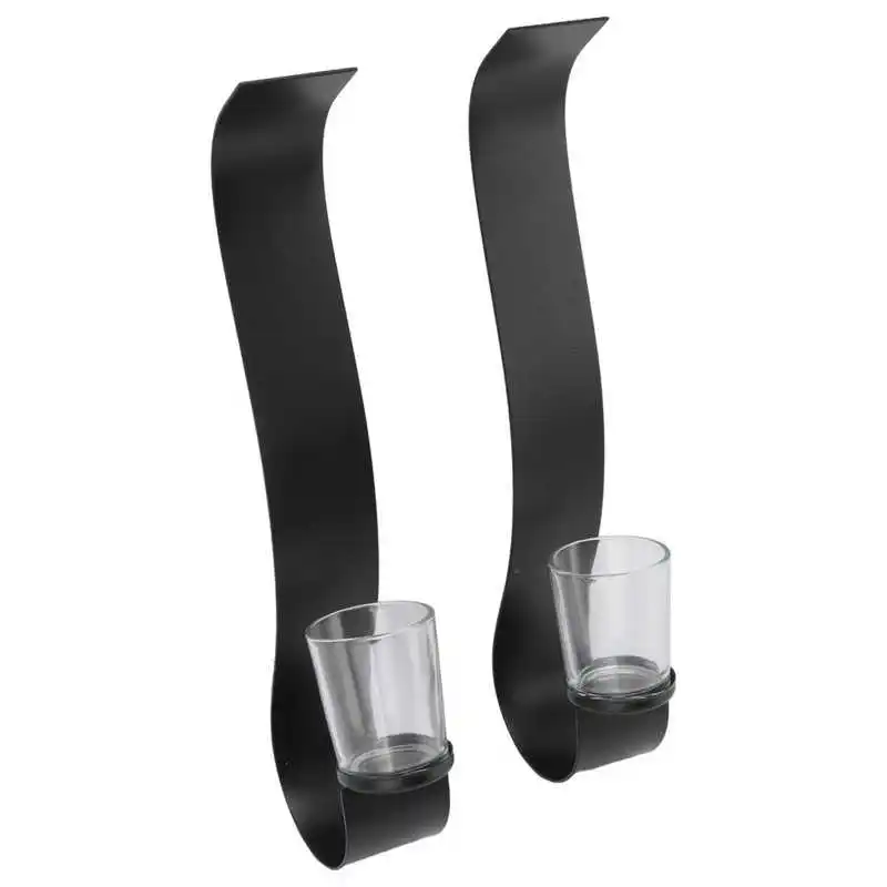 S-образный настенный подсвечник изысканные детали с подсвечником для гостиной |