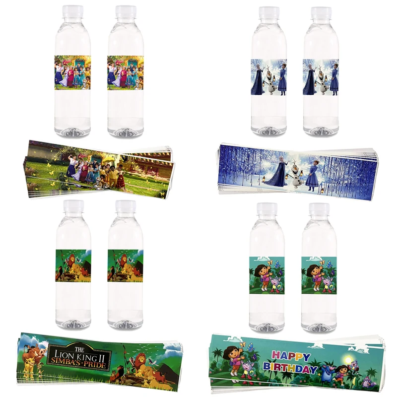 12 шт. флакон с минеральной водой Эльза и Анна |