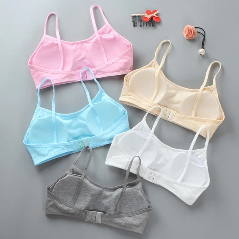 

Young Girls Cotton Underwear Teenage Training Sports Bra Top For Teens 8-15 Years Adolescente Lingerie Teen Middle School Bras