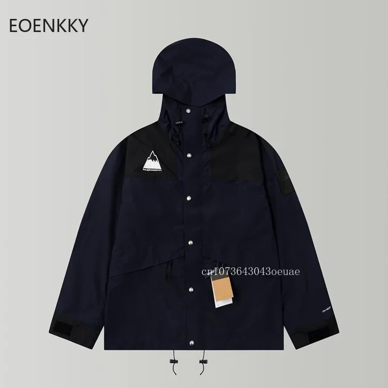 

New Mountaineering Trench Coat Face 1990 Loose Jacket Fashion Jacket Men's Storm Jacket Women Sun-Protective Clothing CENEYB