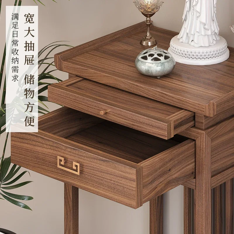 Новый китайский стол из черного ореха футляр для благовоний бытовой цельного