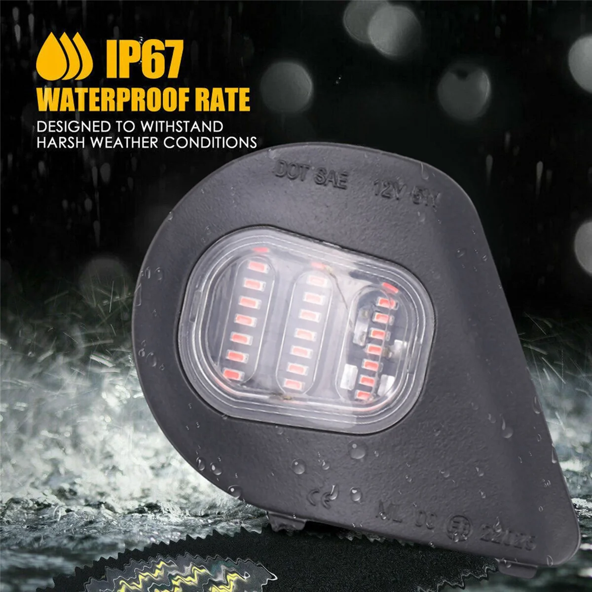 2 шт. красные зеркальные лампы для шланга Dodge Ram 2010 2019 1500 2500 3500 68302825AA 68302824AA