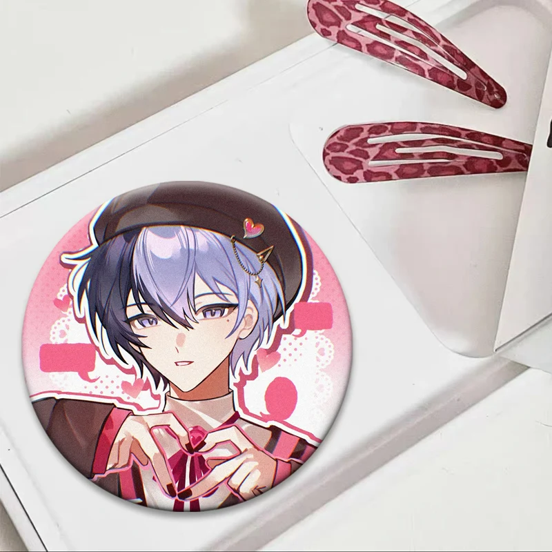 Фото Проект Sekai ‌ ‌ PJSK ‌   Аниме Pins Otori Emu Aoyagi Toya ‌   Броши Shinonome Akito, милый круглый значок с героями мультфильмов, аксессуары для рюкзака №4