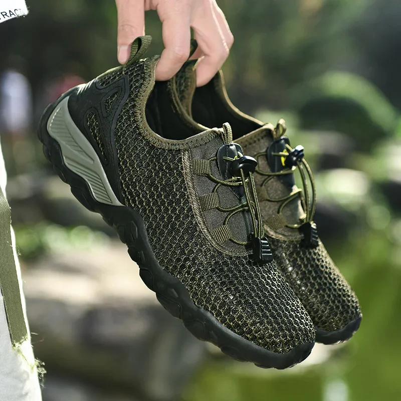 Новые модные мужские туфли для скалолазания летние дышащие уличные повседневные