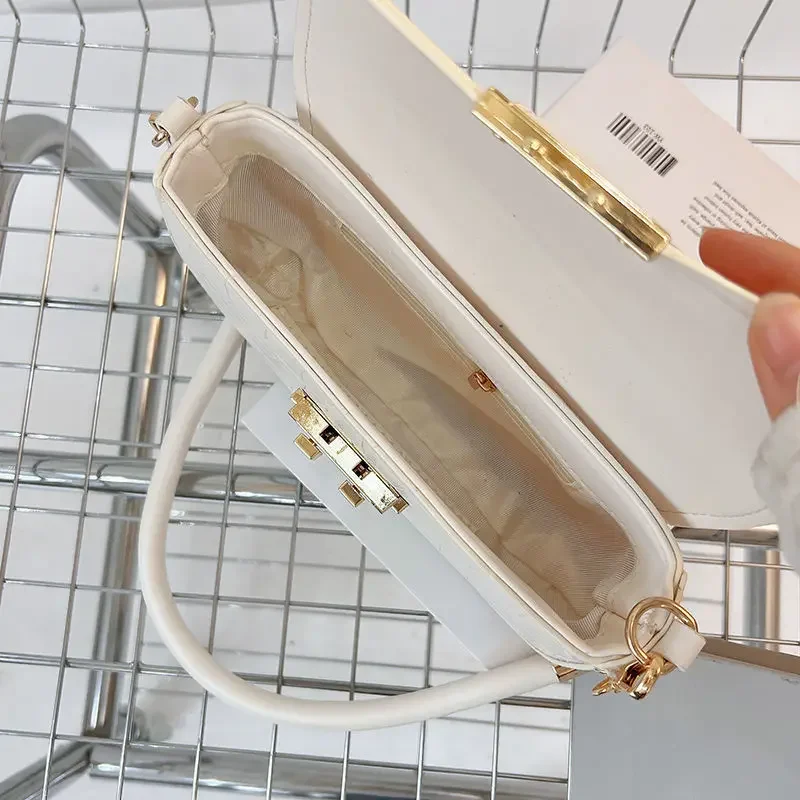 Модная женская сумка из крокодиловой кожи повседневная маленькая на плечо с