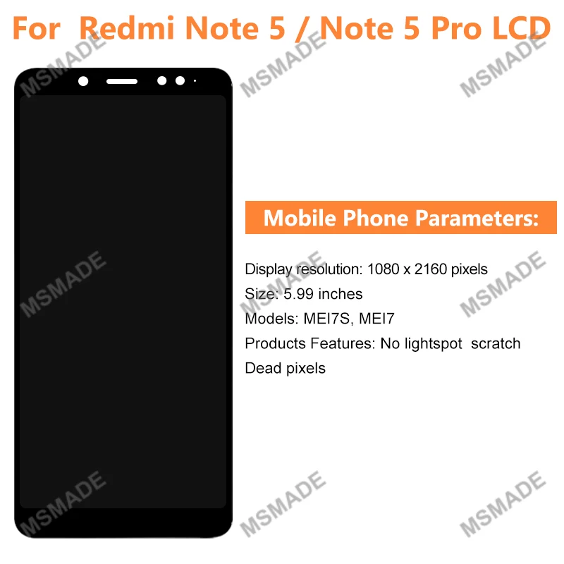 5 99 "Оригинальный ЖК-дисплей для Xiaomi Redmi Note Pro сенсорный экран дигитайзер