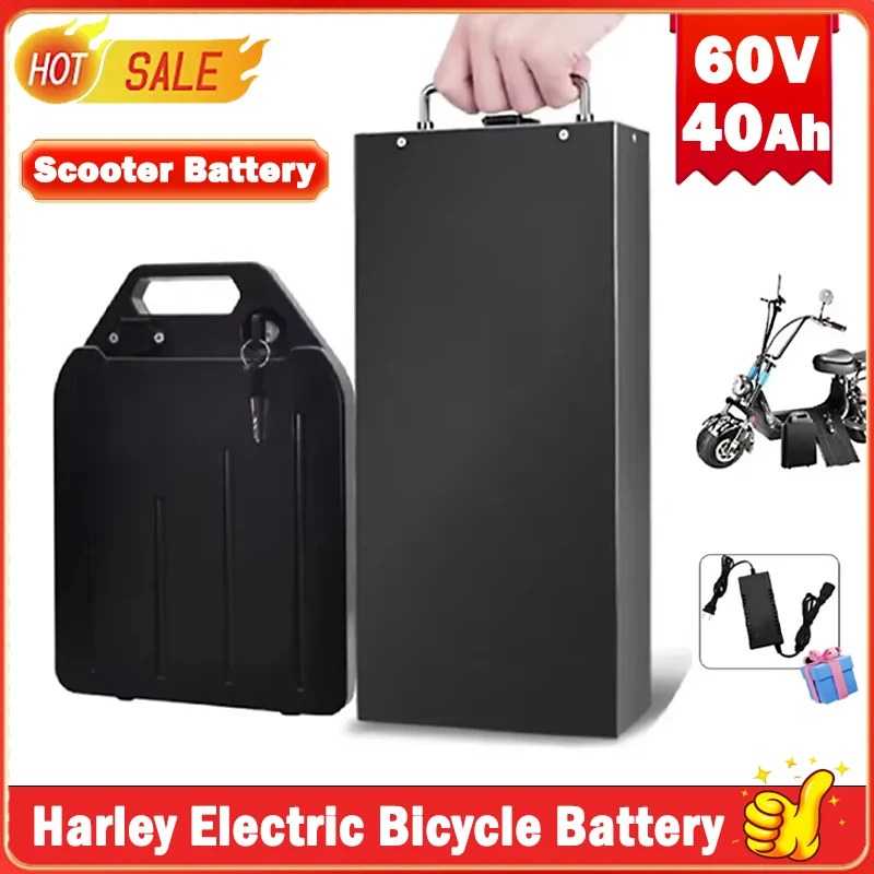 Harley 60 В 40 Ач Высокое качество 18650 аккумулятор электромобиль литиевая батарея