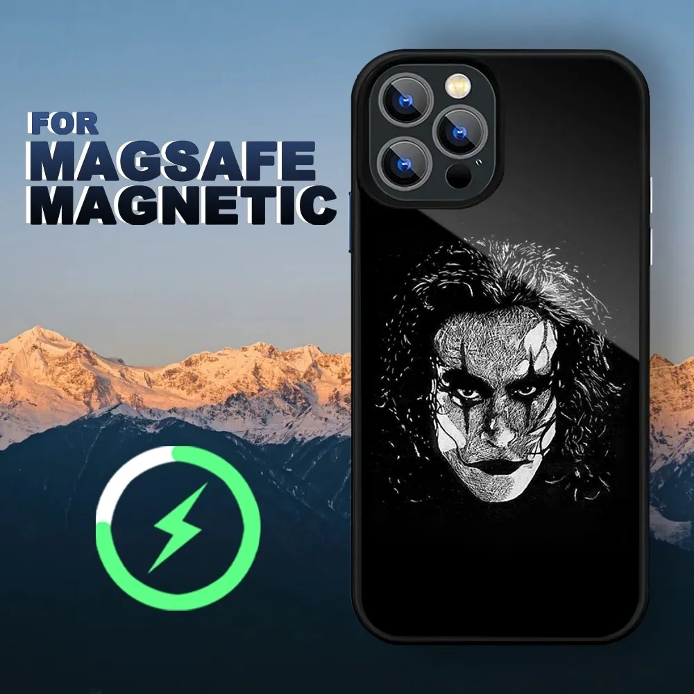 Чехол для телефона с триллером iPhone 15 14 13 12 11 Plus Pro Max Магнитный чехол Magsafe