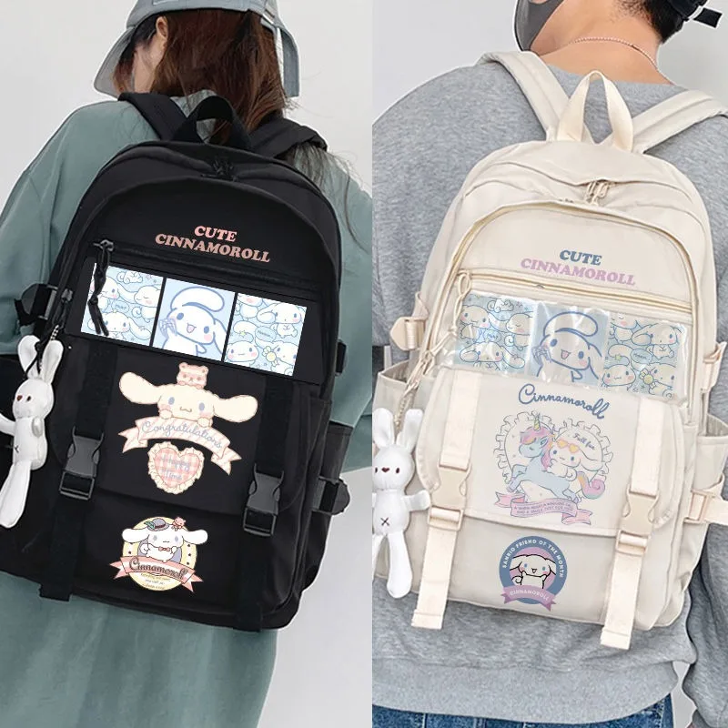 

Sanrio hello kitty backpack mochilas aestethic Backpacks for Children Toys Backpack School Student Gift Kawaii Cinnamoroll