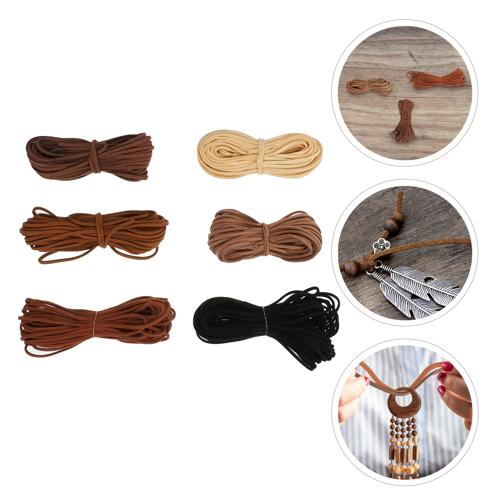 4 шт. замшевый браслет из синели сделай сам шнур бисер ювелирные изделия тканые