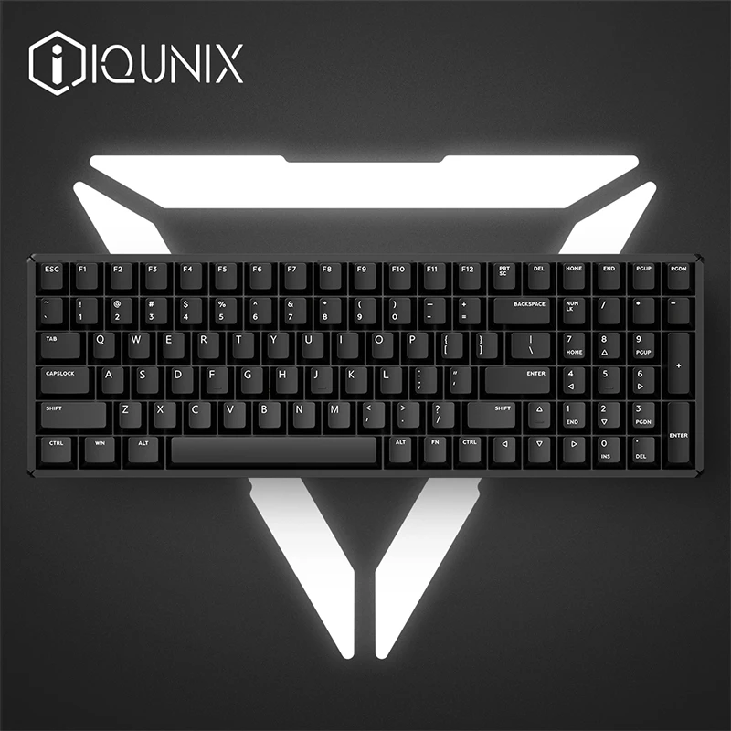 

Iqunix F96-knight Wireless Rgb Backlight Aluminum Mechanical Keyboard Pbt Keycaps Cherry Mx Switch Nkro Gaming Hotswap Keyboard