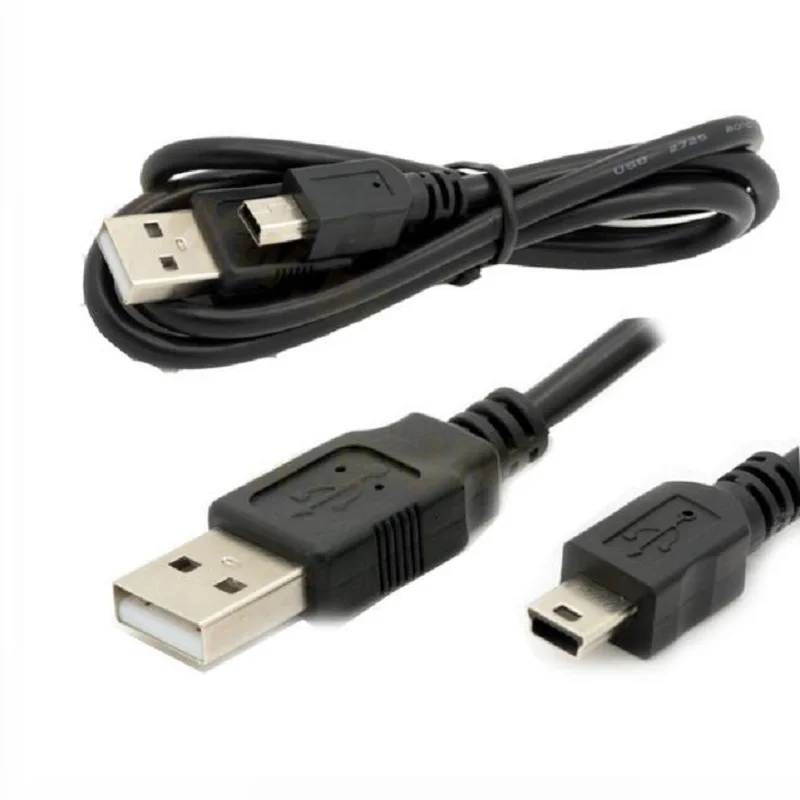 

1000 шт./лот 80 см Mini USB 2,0 V3 кабель 5 контактов Mini USB к USB кабелю для зарядки и передачи данных для MP3 MP4 плеера автомобильного видеорегистратора GPS ...