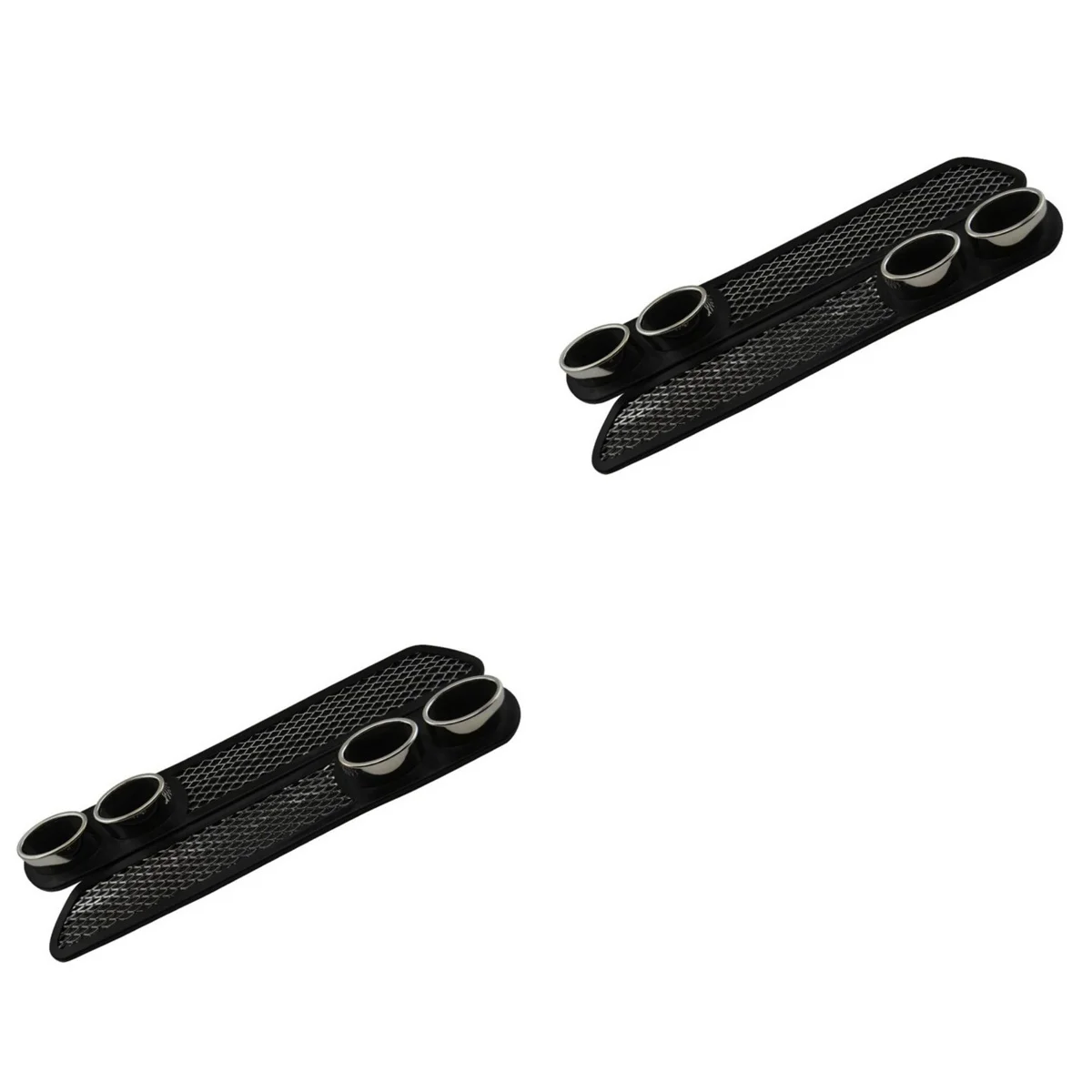 

2 Pairs Car Simulation Rear Bumper Decor Car Decoration Air Outlet Hole Sticker