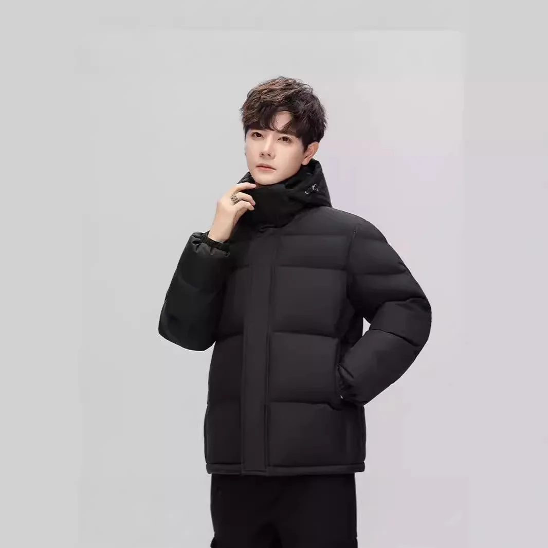 2025 зимний новый пуховик для мужчин и женщин короткий дизайн пар толстое теплое