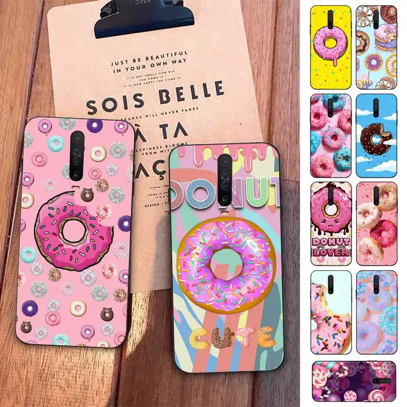 

Sweet Dessert Food Donut Phone Case for Redmi 5 6 7 8 9 A 5plus K20 4X S2 GO 6 K30 pro