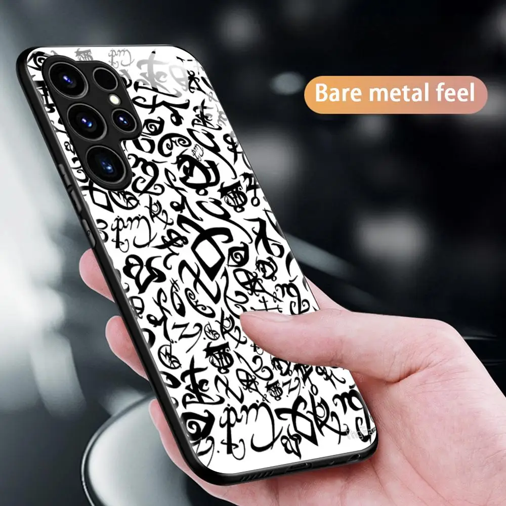 Фото Чехол для телефона Samsung S26 S25 S24 Cool S23 S22 S21 S20 Plus Ultra Glass Magnetic Shadowhunters №4