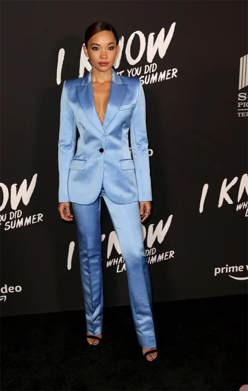 Рисунок 2 - Женский Шелковый Атласный офисный костюм