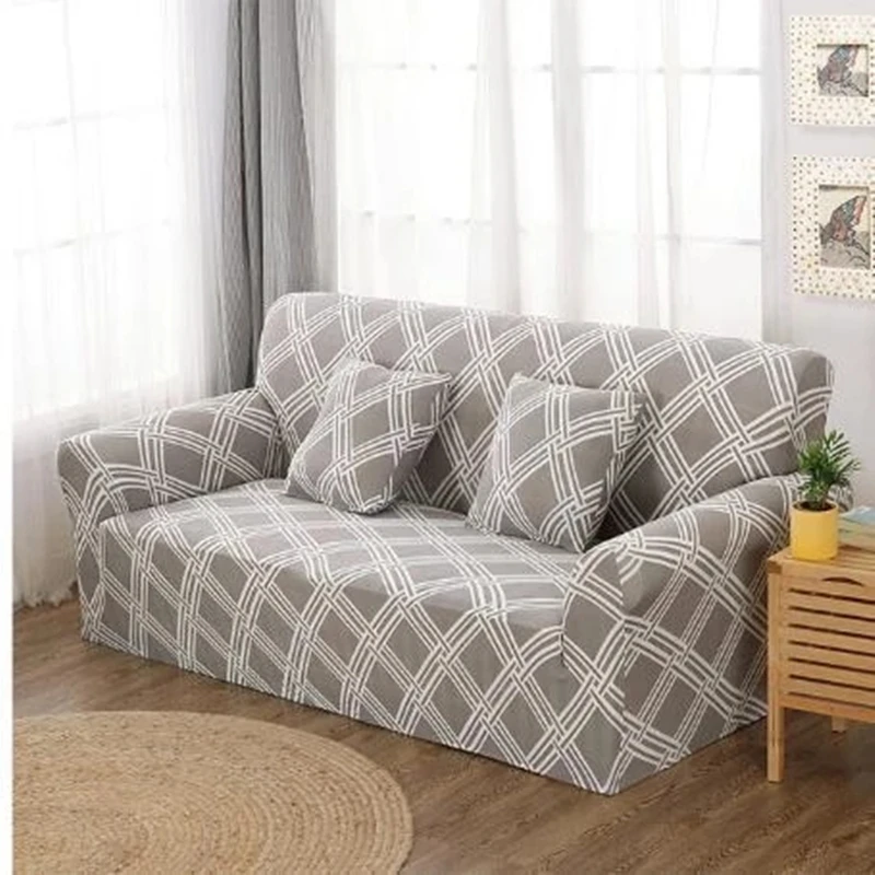 Floral Print Elastic Sofa Cover Stretch Sofa Covers for Living Room Couch Cover L-Shape Armchair Chair Slipcovers 1/2/3/4 Seat
