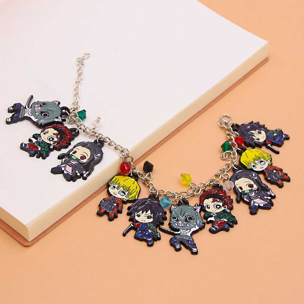 Браслет из аниме рассекающий демонов украшение для поклонников ювелирные