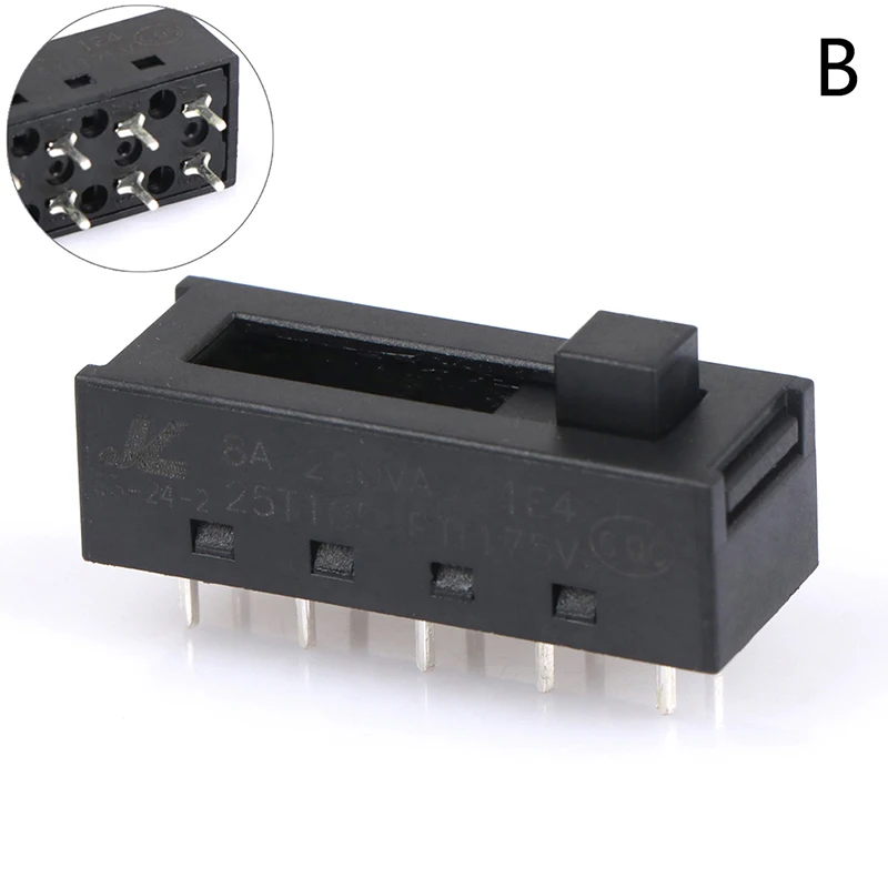 

8A 250VAC 4 положения 10 контактов SS-24-2 тумблер цилиндра горячего и холодного воздуха для разъема фена аксессуары для парикмахерских