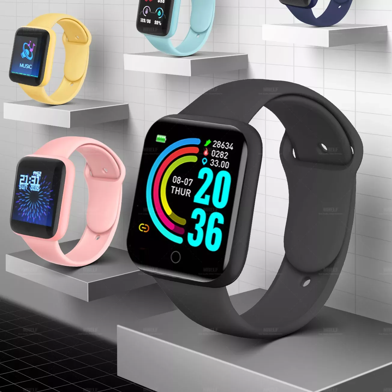 

Watch For Women Men Smartwatch Women'S Men'S Clock Watches Kids Children'S Fitness Smart Watch For Android Fashio