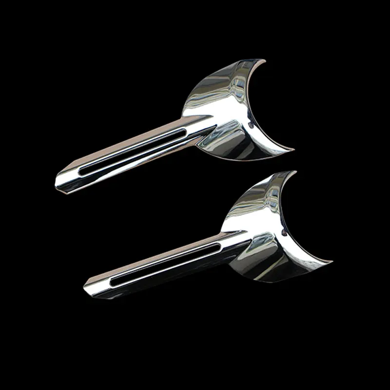 Аксессуары ABS Chrome Car Front Fog Lights Trim Lamps Cover для Renault Koleos MK II Samsung QM6 2017-2020.