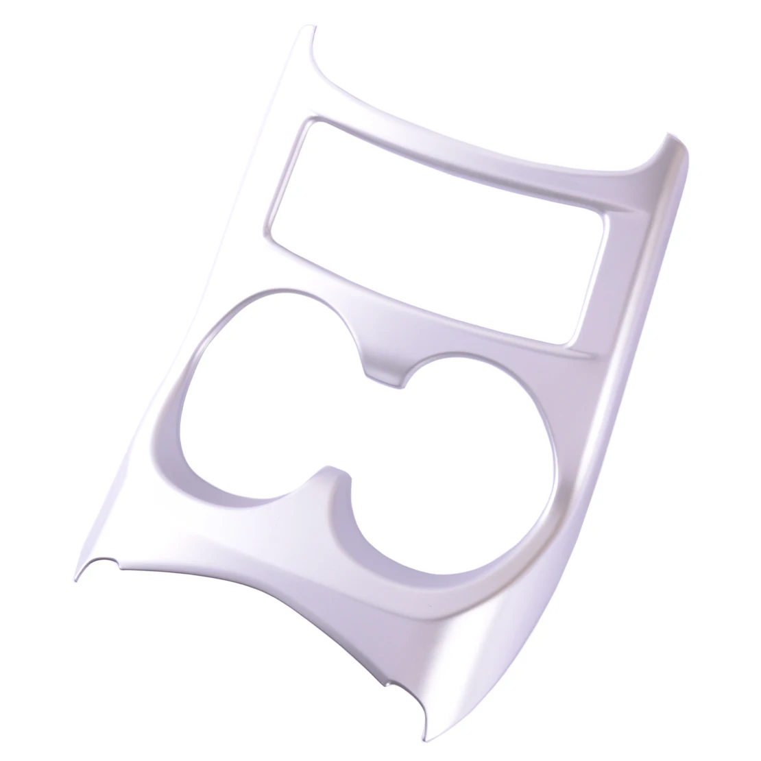 

Silver ABS Plastic Car Front Center Water Cup Holder Frame Cover Trim Fit for Nissan Qashqai J11 2014 2015 2016 2017 2018