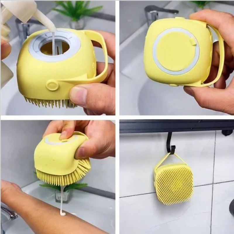 

Household Silicone Bath Artifact Bath Brush