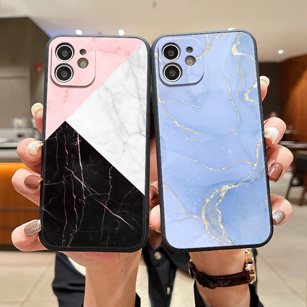 

Чехол под мрамор для Realme 2 3 5 6 7 8 9 Pro Plus 5i 5s 6i 7i 8S V11S V13 X2 XT X Lite