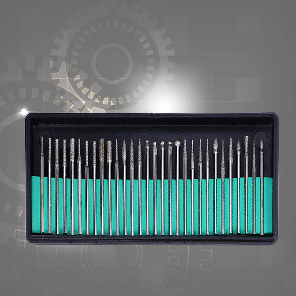 

30pcs 2.35mm Diameter Diamond Mounted Point Grinding Bits Heads