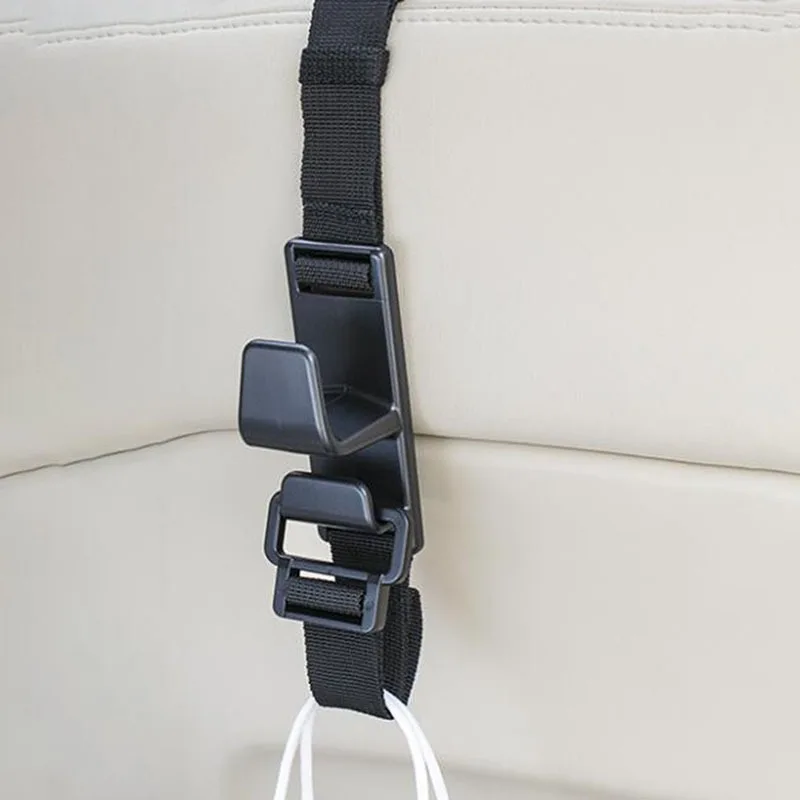 

1 Piece Universal Car Seat Back Hook Adjustable Auto Fastener Clip Grocery Bag Hanger Holder Car Headrest Hanger