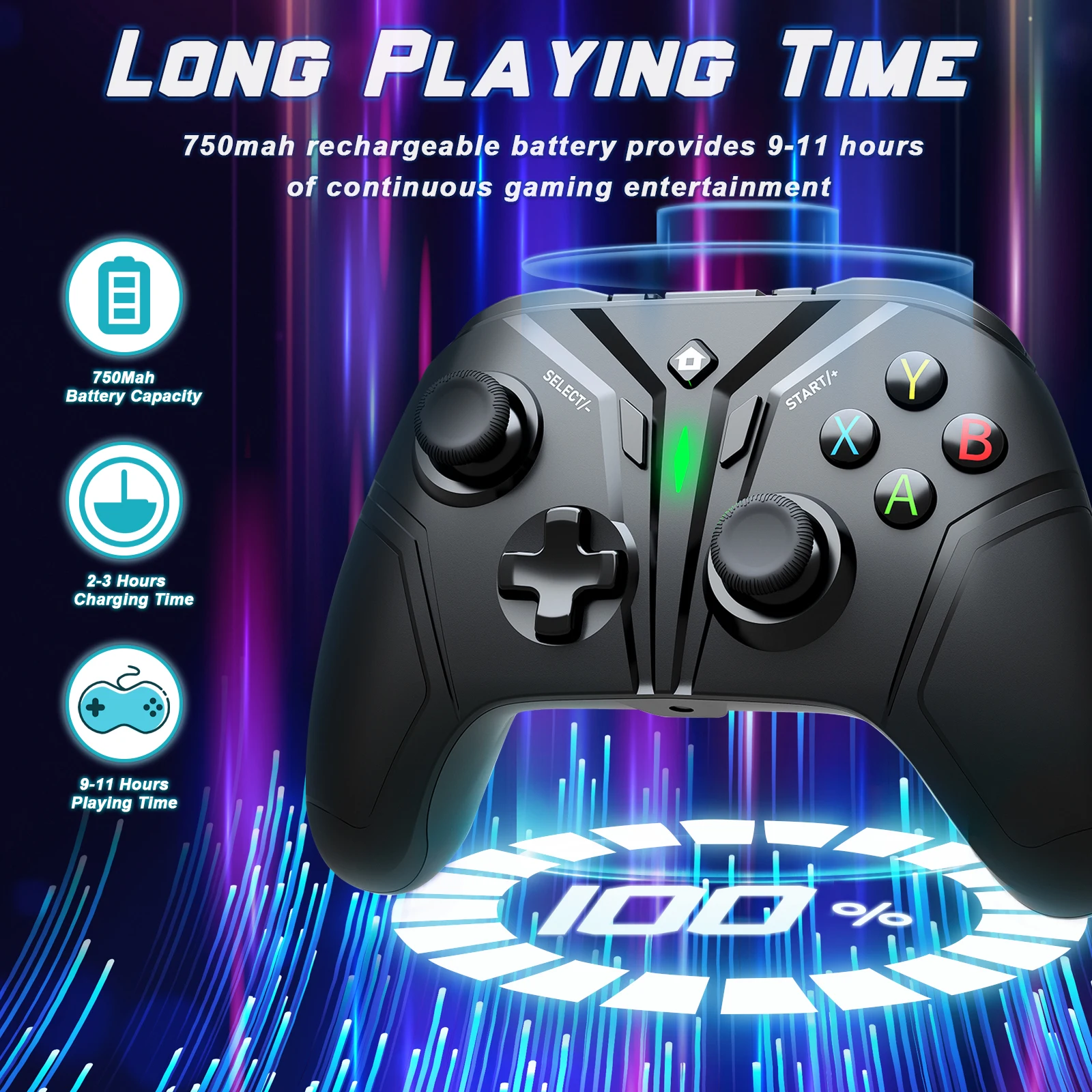 2 4G беспроводной геймпад для Nintendo Switch Pro Windows 7 8 10 XP IOS Android TV Box PS3 Джойстик