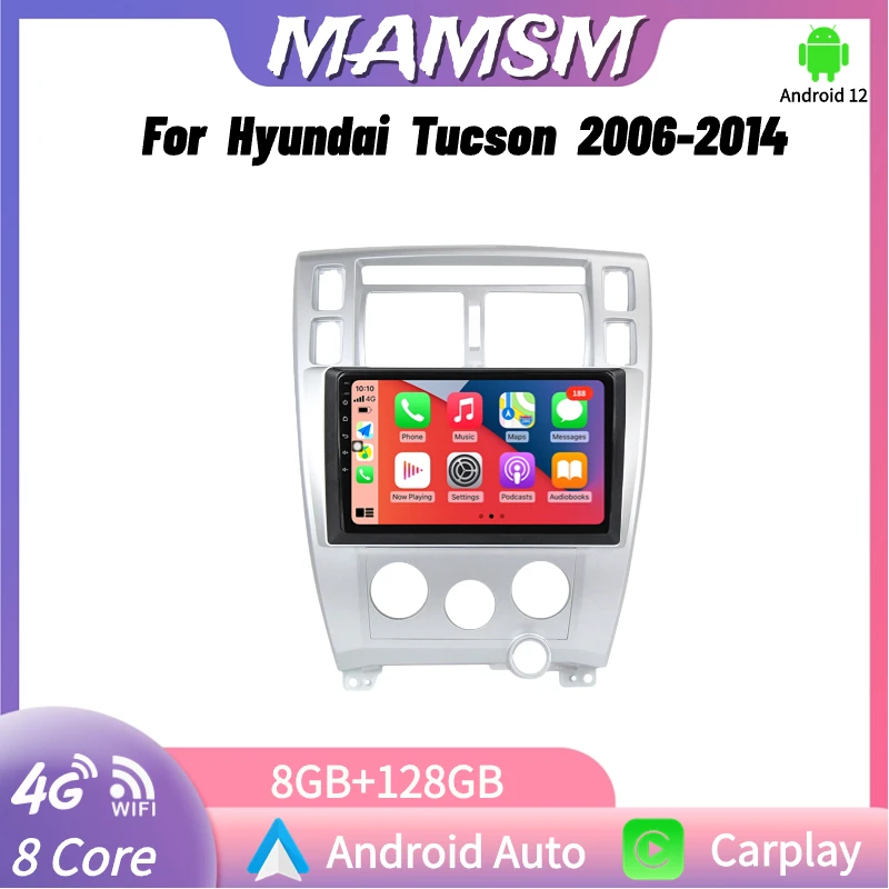 

Автомагнитола MAMSM для Hyundai Tucson 2006-2014, мультимедийный проигрыватель с GPS, 2 din