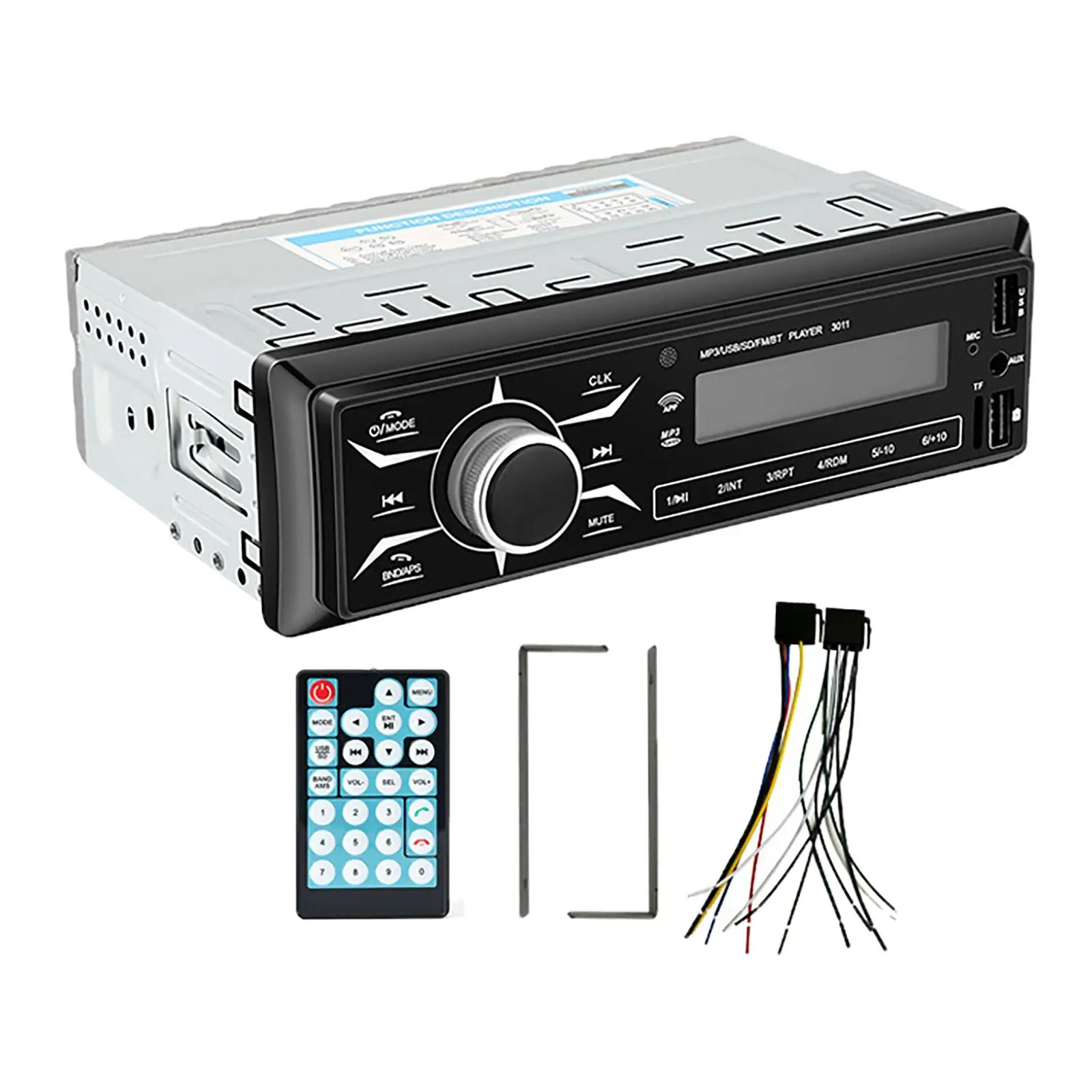 Автомобильный MP3-плеер Bluetooth, 24 В, FM-радио, громкая связь, аудио, стерео, голосовой ассистент, музыка для автомобилей (art.: 3920c0ca7d3bb) - 3920c0ca7d3bb