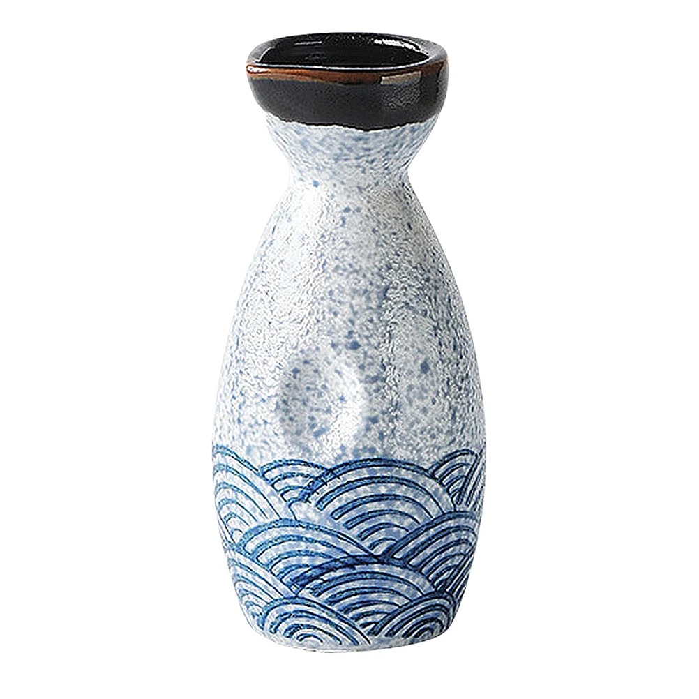 

1pc Hand Painted Ceramic Exquisite Japanese Style Sake Pot Sake Serving Pot Sake Bottle