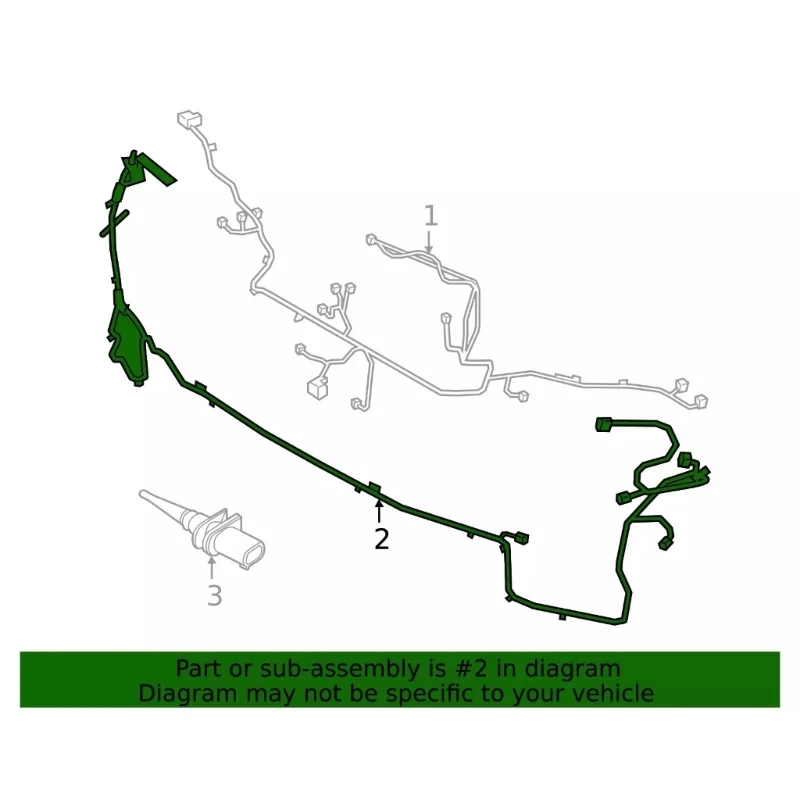 2025 Новый жгут проводов переднего бампера автомобиля для G05 30iX 40iX 50iX 25dx 30dX 45eX 61128712283
