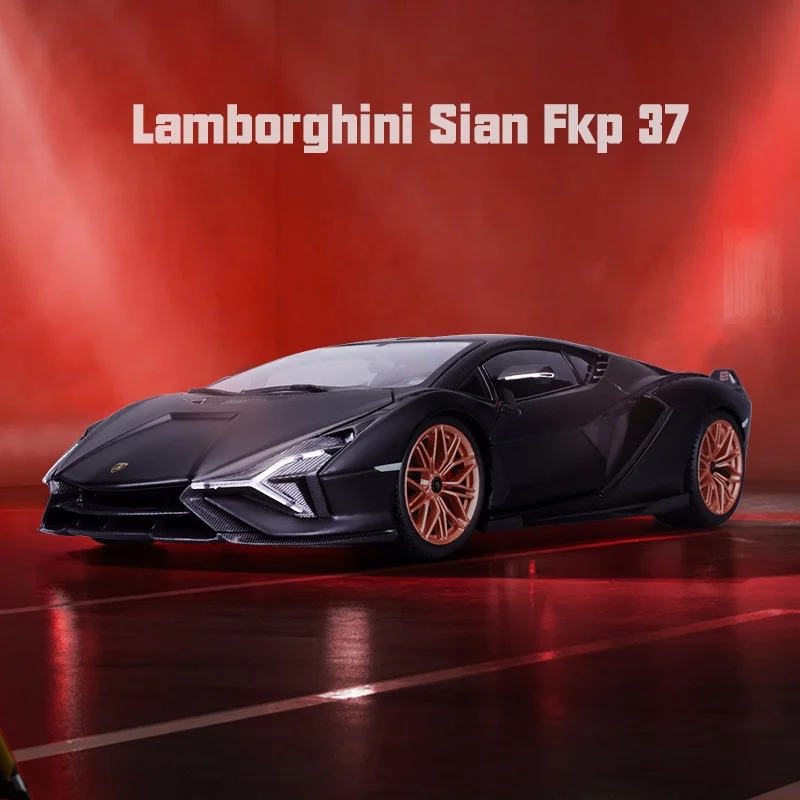 Оригинальный Bburago 1:18 Lamborghinis Sian FKP37 модель суперкар литой под давлением сплав