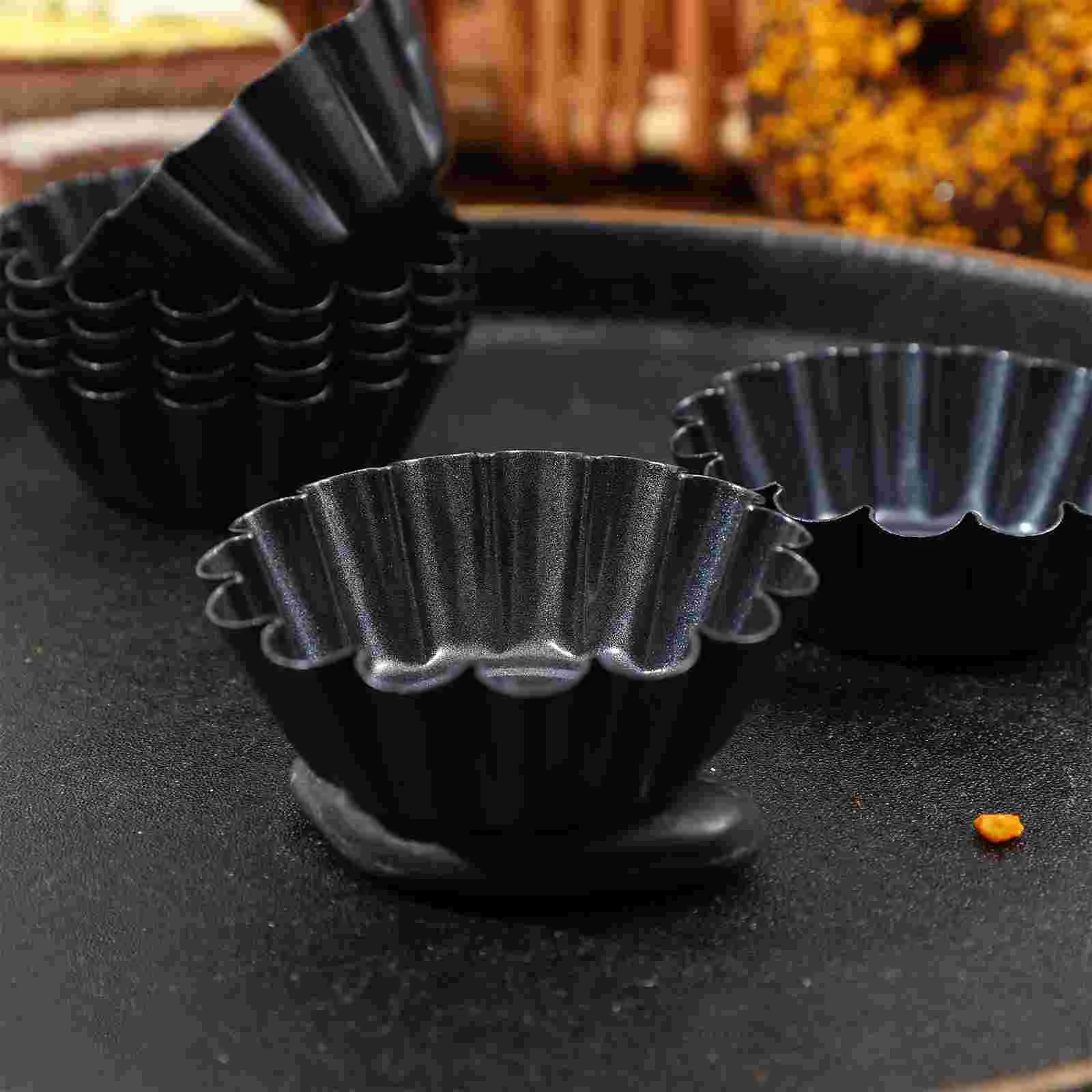 

Cake Mold Baking Cookie Moulds Mini Tart Pans Egg Molds Cupcake Non-stick Kitchen Pudding Bakery