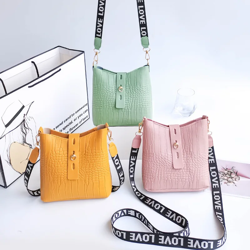 

2022 Trend Women Messenger Bags Crocodile Pu Leather Female Crossbody Shoulder Hand Bags for Women High Quality Ladies Handbags