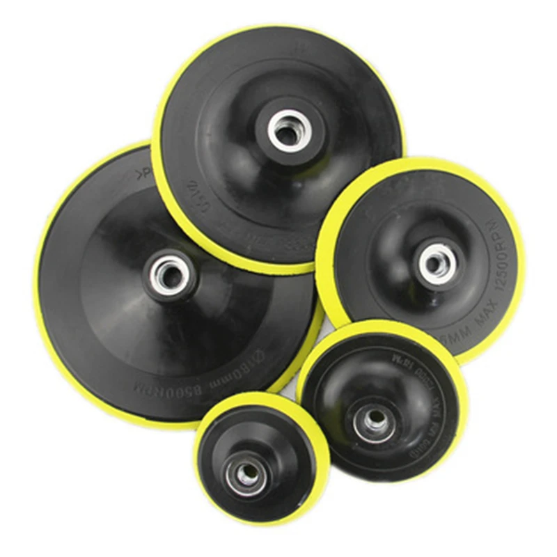 

M14 M10 Polishing Pad Buffing Plate Disc Adhesive Backed Hooks 80/100/125/150/180mm for Car Polishing Tools