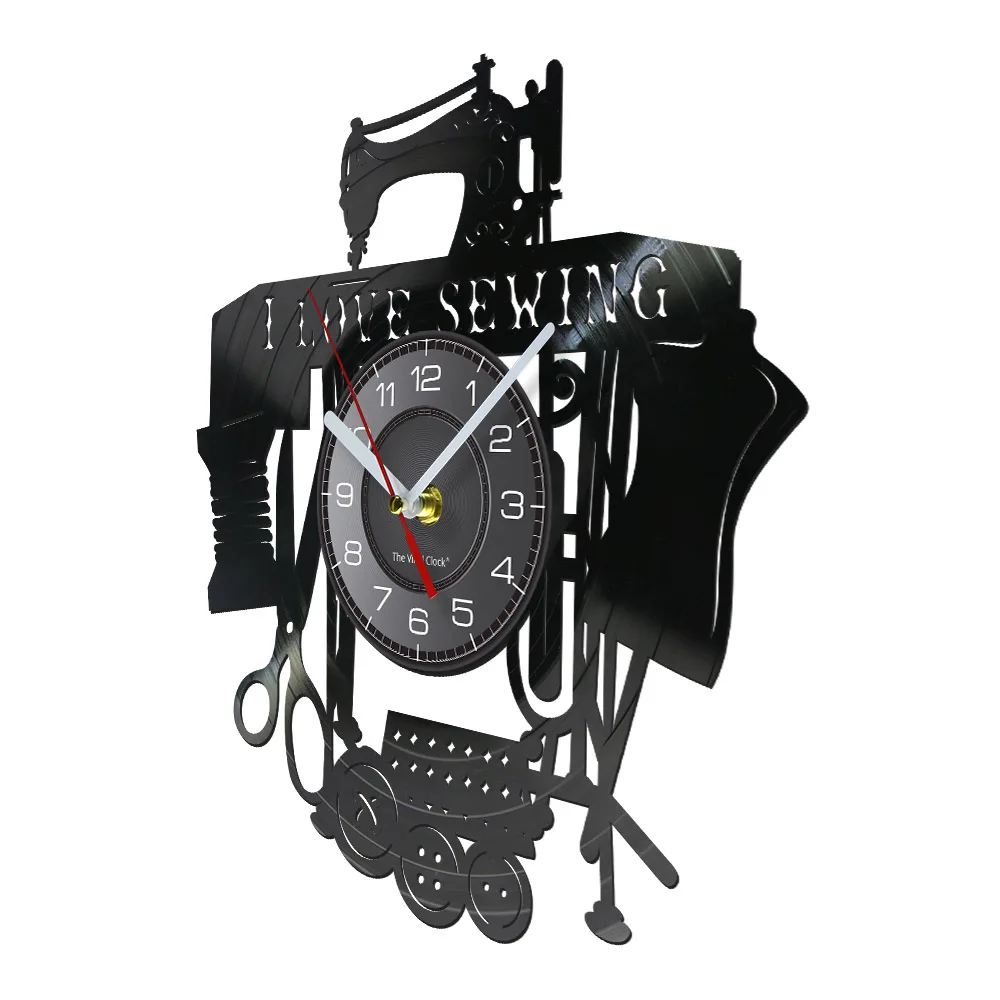 С надписью I Love лоскутное шитье художественная стена с цитатой старинная швейная