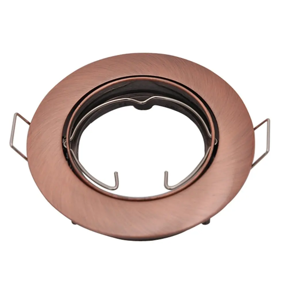 

4pcs Brass Recessed Ceiling Down Light Downlight Set Spotlight Tilt GU1 Mains