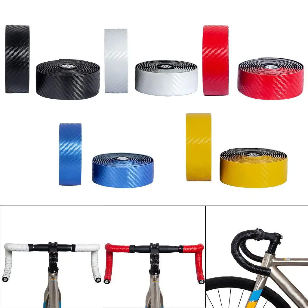 2X Мягкие ленты на руль велосипеда Нескользящие удобные Захваты ремень для