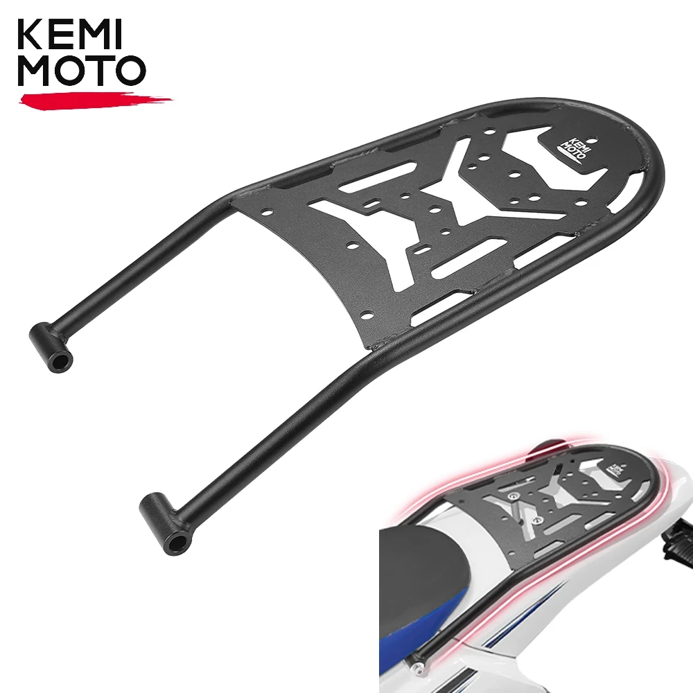 For Suzuki DRZ400S/SM KLX400S Rear Carrier Top Box Case Luggage Rack Tail Storage Rack Cargo Enduro Support Bracket Access