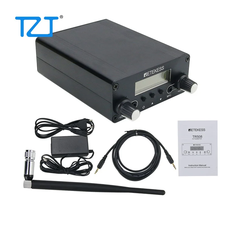 TZT Retekess TR508 FM Transmitter Wireless Broadcast Radio Station for Drive-in Church Campus