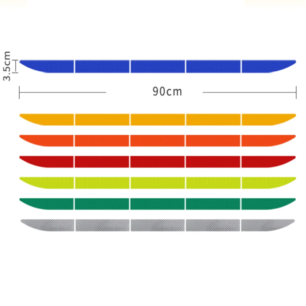 Наклейка на кузов автомобиля Светоотражающая полоса для Ford Focus 2 3 Fiesta Mondeo Kuga Citroen C4